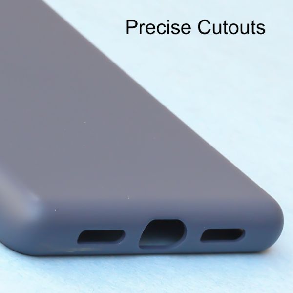 Dark Blue Original Silicone case for Google Pixel 7A - The Hatke