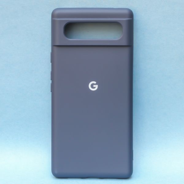 Dark Blue Original Silicone case for Google Pixel 7A - The Hatke