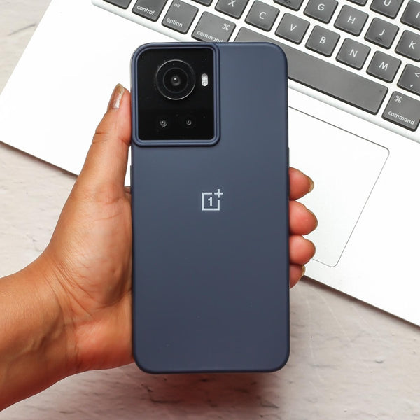 Dark Blue Original Silicone case for Oneplus 10R - The Hatke