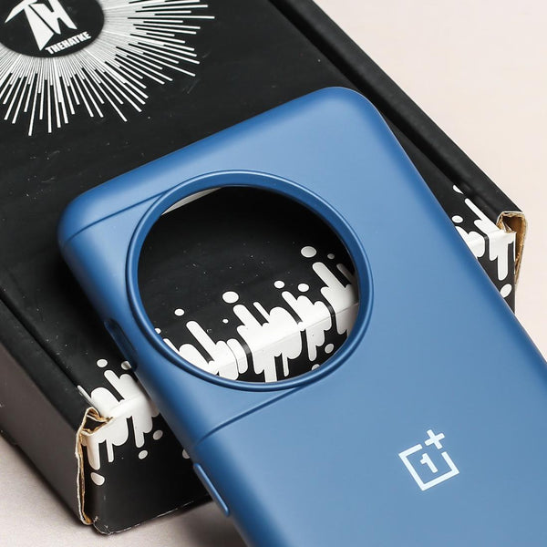 Dark Blue Original Silicone case for Oneplus 11R - The Hatke