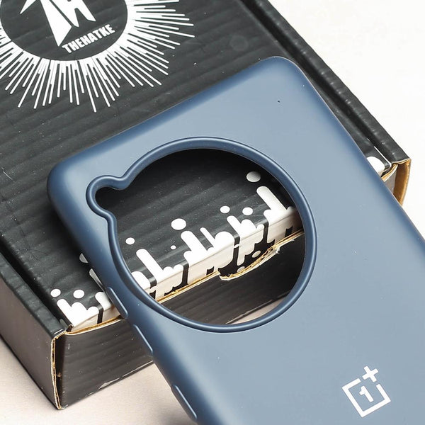 Dark Blue Original Silicone case for Oneplus 12R - The Hatke