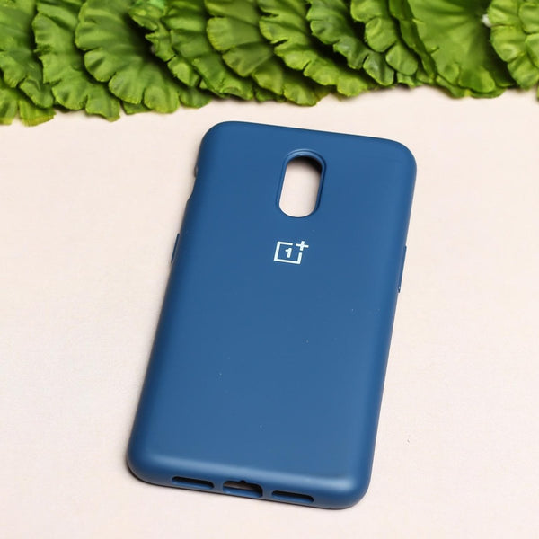 Dark Blue Original Silicone case for Oneplus 7 - The Hatke