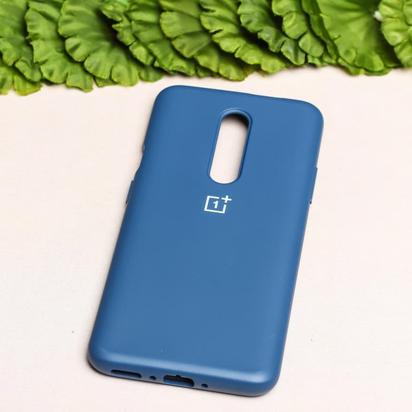 Dark Blue Original Silicone case for Oneplus 7 Pro - The Hatke