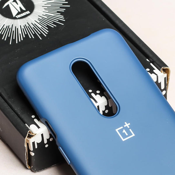 Dark Blue Original Silicone case for Oneplus 7 Pro - The Hatke