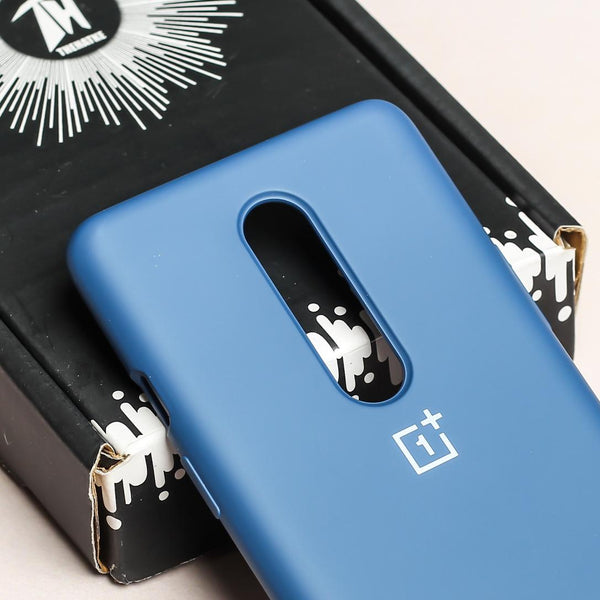Dark Blue Original Silicone case for Oneplus 8 - The Hatke