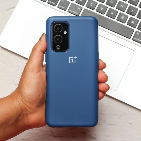Dark Blue Original Silicone case for Oneplus 9 - The Hatke