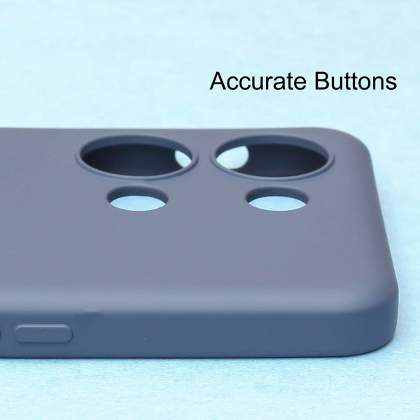 Dark Blue Original Silicone case for Oneplus Nord 3 - The Hatke
