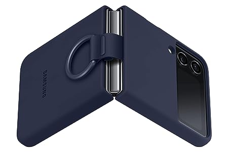 Dark Blue Original Silicone case for Samsung Galaxy Z FLIP 3 - The Hatke