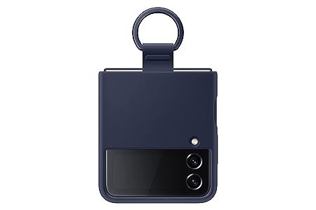 Dark Blue Original Silicone case for Samsung Galaxy Z FLIP 3 - The Hatke