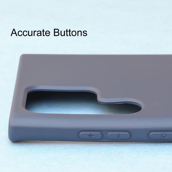 Dark Blue Original Silicone case for Samsung S22 Ultra - The Hatke