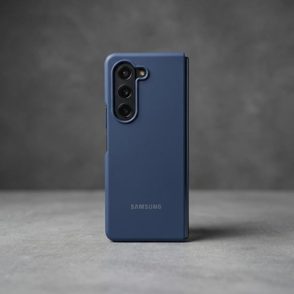 Dark Blue Original Silicone case for Samsung Z Fold 6 5G - The Hatke