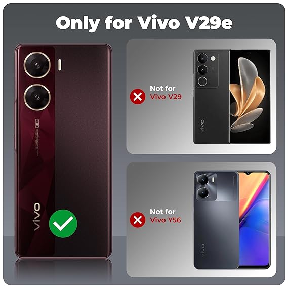 Dark Blue Puffon silicone case for Vivo V29E 5G - The Hatke