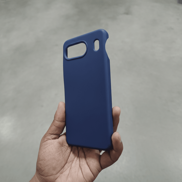 Dark Blue Silicone Case for Oneplus Nord 4 - The Hatke