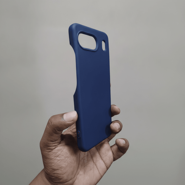 Dark Blue Silicone Case for Oneplus Nord 4 - The Hatke