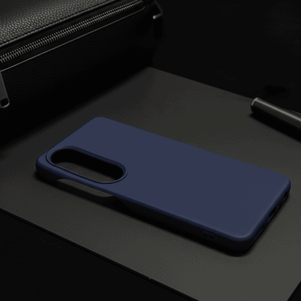 Dark Blue Silicone Case for Oneplus Nord Ce 4 Lite - The Hatke