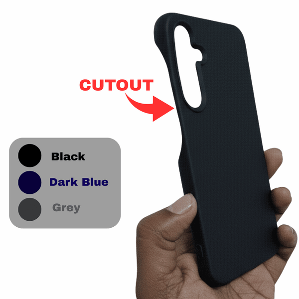 Dark Blue Silicone Case for Samsung S24 Fe - The Hatke