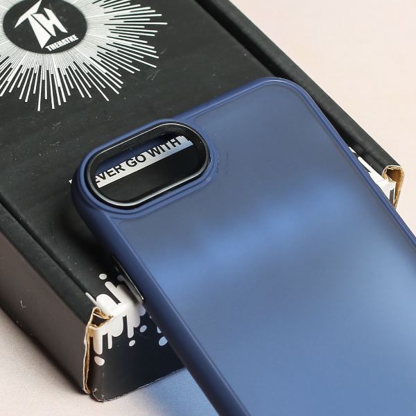 Dark Blue Smoke Skin Silicone case for Apple iphone 7 Plus - The Hatke