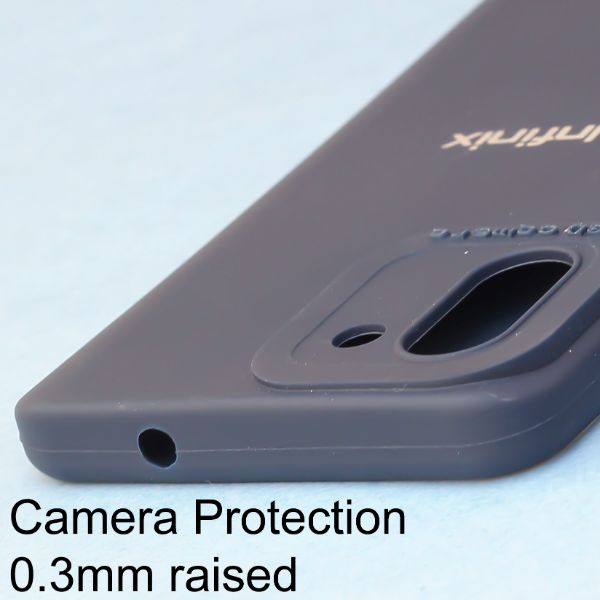 Dark Blue Spazy Silicone Case for Infinix Hot 11 - The Hatke