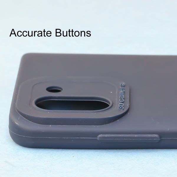 Dark Blue Spazy Silicone Case for Infinix Hot 11 - The Hatke
