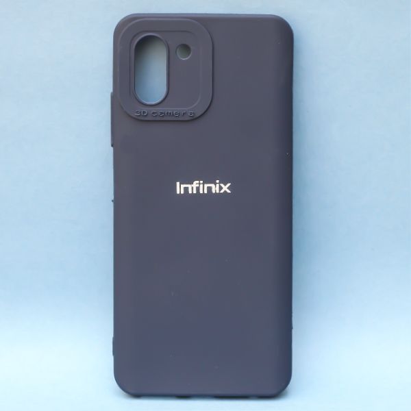 Dark Blue Spazy Silicone Case for Infinix Hot 11 - The Hatke