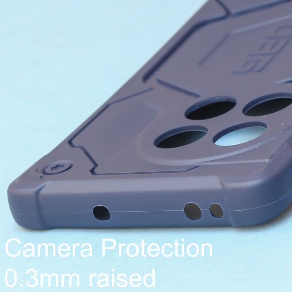 Dark Blue UAG rugged Silicone Case for Oneplus 11R - The Hatke