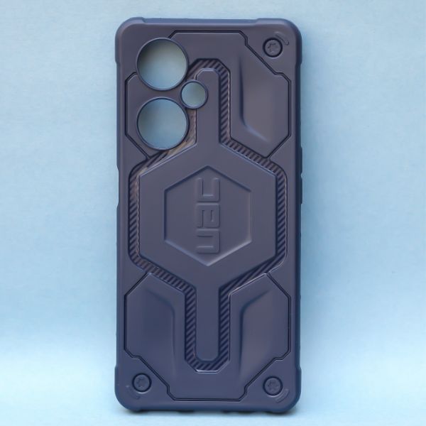 Dark Blue UAG rugged Silicone Case for Oneplus Nord CE 3 Lite - The Hatke