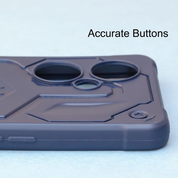 Dark Blue UAG rugged Silicone Case for Oneplus Nord CE 3 Lite - The Hatke