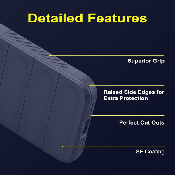 Dark Blue Wave Case for Apple Iphone 11 - The Hatke