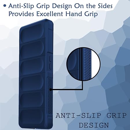 Dark Blue Wave Case for Redmi 13C 5g - The Hatke