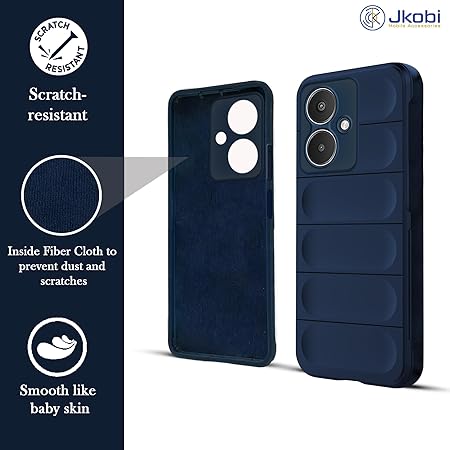 Dark Blue Wave Case for Redmi 13C 5g - The Hatke