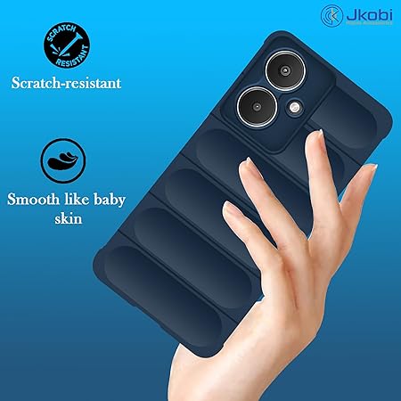 Dark Blue Wave Case for Redmi 13C 5g - The Hatke