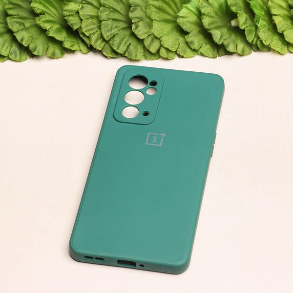 Dark Green Camera Original Silicone Case for Oneplus 9RT - The Hatke