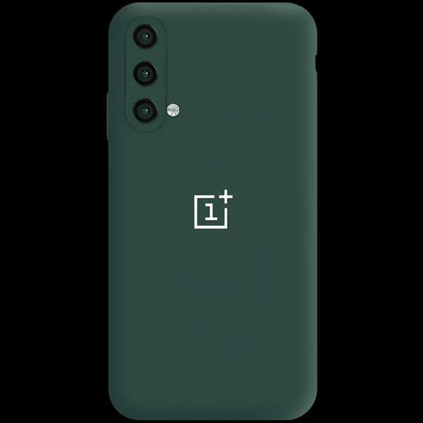 Dark Green Camera Original Silicone case for Oneplus Nord CE - The Hatke