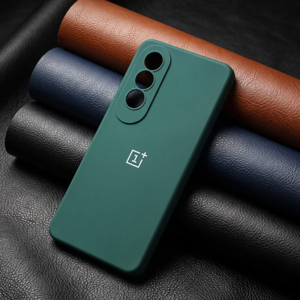 Dark Green Camera Original Silicone case for Oneplus Nord CE 4 - The Hatke