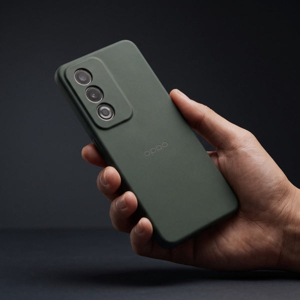 Dark Green Camera Original Silicone case for Oppo K12X - The Hatke