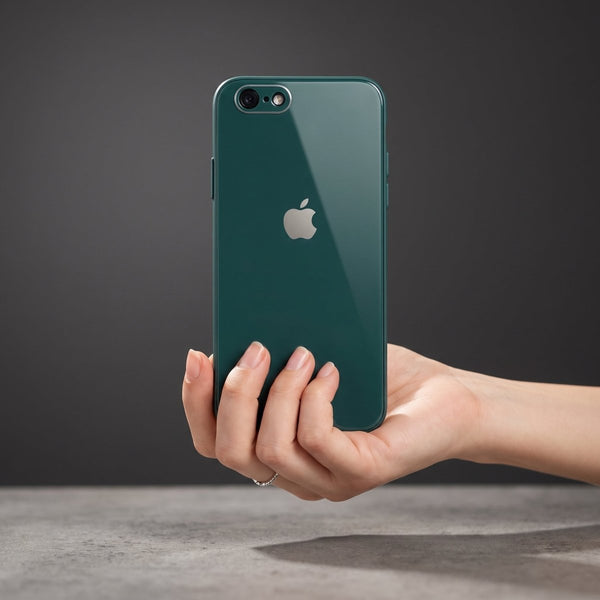 Dark Green camera Safe mirror case for Apple Iphone 6/6s - The Hatke
