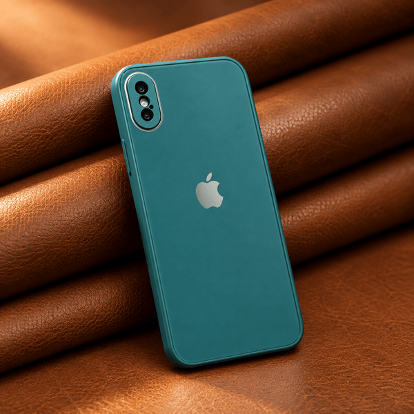 Dark Green Camera Safe mirror case for Apple Iphone X/Xs - The Hatke