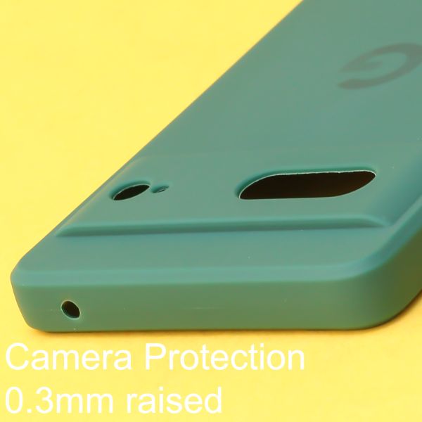 Dark Green Candy Camera Silicone Case for Google Pixel 7 - The Hatke