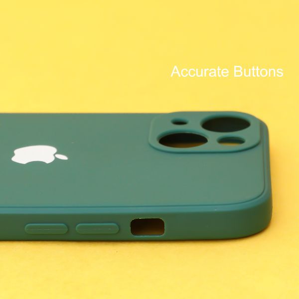 Dark Green Candy Silicone Case for Apple Iphone 15 Plus - The Hatke