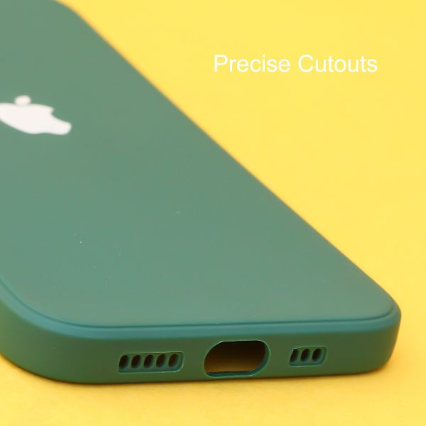 Dark Green Candy Silicone Case for Apple Iphone 15 Plus - The Hatke