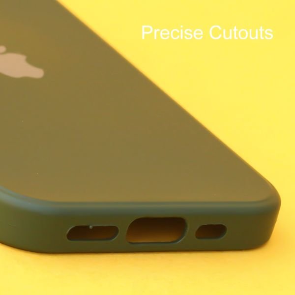 Dark Green Candy Silicone Case for Apple Iphone 16 Pro - The Hatke