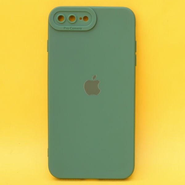 Dark Green Candy Silicone Case for Apple Iphone 8 plus - The Hatke