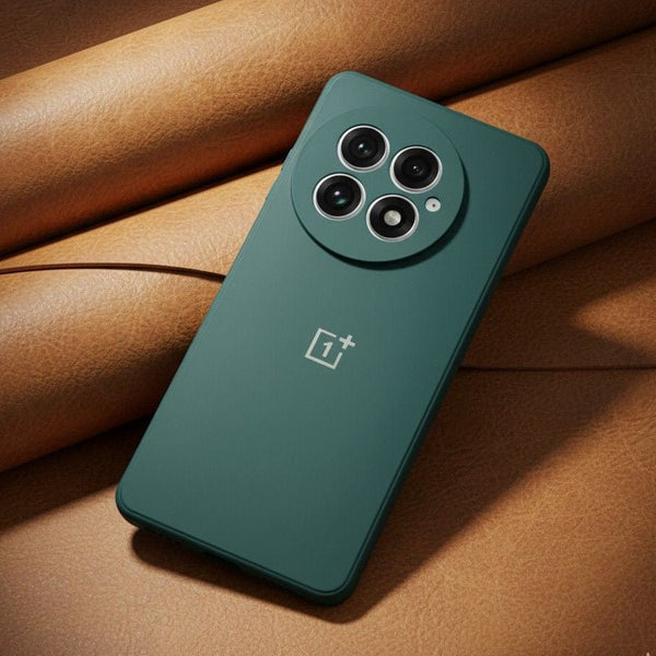 Dark Green Candy Silicone Case for Oneplus 13 - The Hatke
