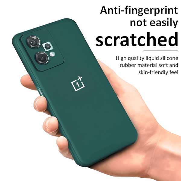 Dark Green Candy Silicone Case for Oneplus Nord CE 2 Lite - The Hatke