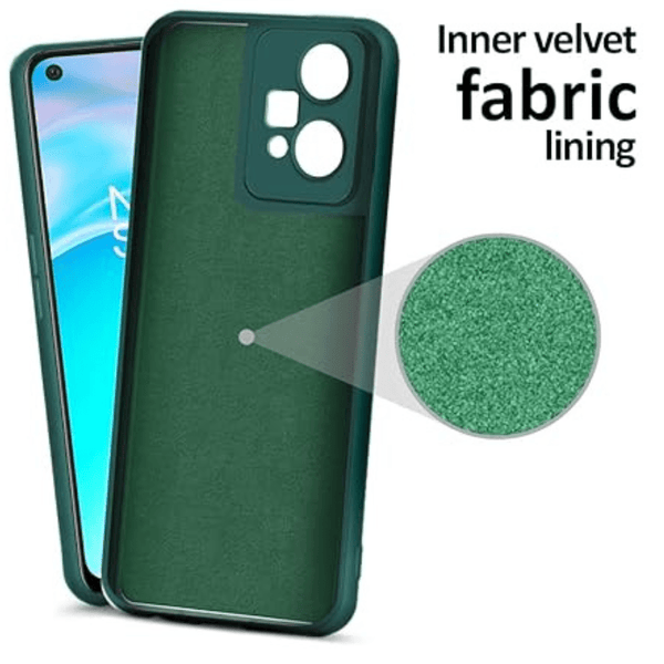 Dark Green Candy Silicone Case for Oneplus Nord CE 2 Lite - The Hatke