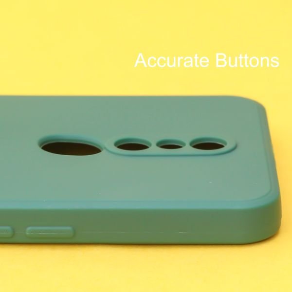 Dark Green Candy Silicone Case for Oppo F11 Pro - The Hatke