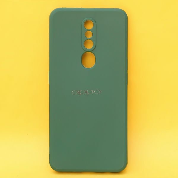 Dark Green Candy Silicone Case for Oppo F11 Pro - The Hatke