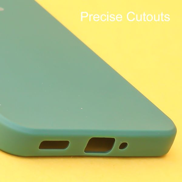 Dark Green candy Silicone Case for Oppo Reno 8 - The Hatke