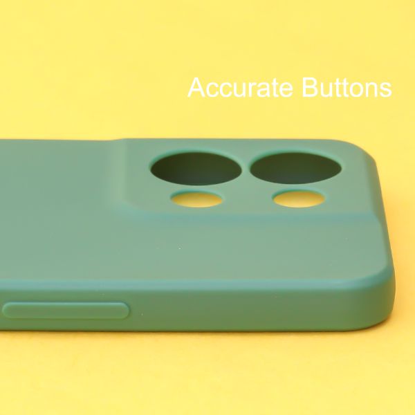 Dark Green candy Silicone Case for Oppo Reno 8 - The Hatke