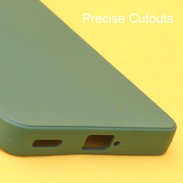 Dark Green candy Silicone Case for Oppo Reno 8T - The Hatke
